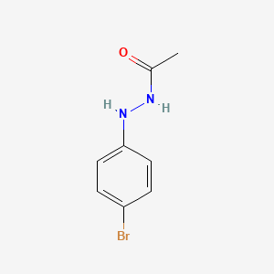 Chemical structure of N'-(4-Bromophenyl)acetohydrazide