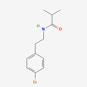 Chemical structure of N-(4-Bromophenethyl)isobutyramide