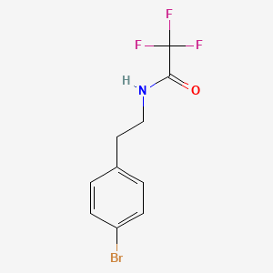Chemical structure of N-(4-Bromophenethyl)-2,2,2-trifluoroacetamide