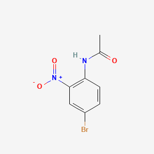 Chemical structure of N-(4-Bromo-2-nitrophenyl)acetamide