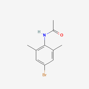 Chemical structure of N-(4-Bromo-2,6-dimethylphenyl)acetamide