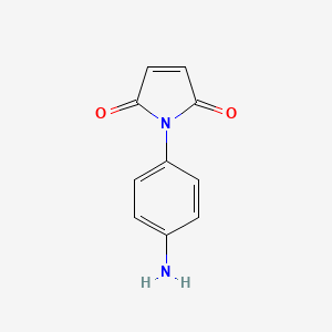 Chemical structure of N-(4-Aminophenyl)maleimide