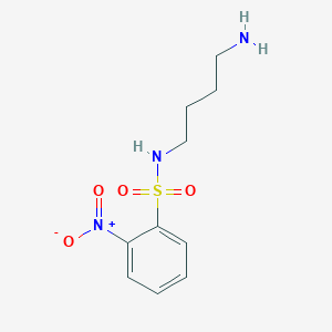 Chemical structure of N-(4-Aminobutyl)-2-nitrobenzenesulfonamide