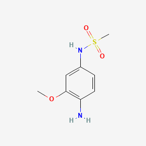 Chemical structure of N-(4-Amino-3-Methoxyphenyl)Methanesulfonamide