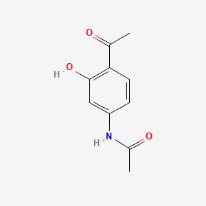 Chemical structure of N-(4-Acetyl-3-hydroxyphenyl)acetamide
