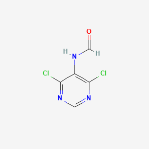 Chemical structure of N-(4,6-Dichloropyrimidin-5-yl)formamide