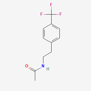 Chemical structure of N-(4-(Trifluoromethyl)phenethyl)acetamide