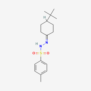 Chemical structure of N'-(4-(tert-Butyl)cyclohexylidene)-4-methylbenzenesulfonohydrazide