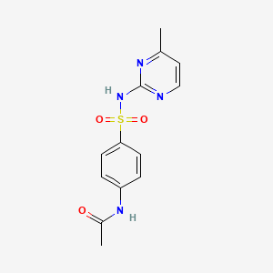Chemical structure of N4-Acetylsulfamerazine