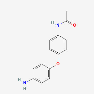 Chemical structure of N-(4-(4-Aminophenoxy)phenyl)acetamide