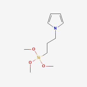 Chemical structure of N-(3-TRIMETHOXYSILYLPROPYL)PYRROLE