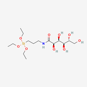 Chemical structure of N-(3-TRIETHOXYSILYLPROPYL)GLUCONAMIDE