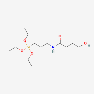 Chemical structure of N-(3-TRIETHOXYSILYLPROPYL)-4-HYDROXYBUTYRAMIDE
