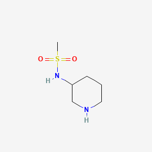 Chemical structure of N-(3-Piperidyl)methanesulfonamide