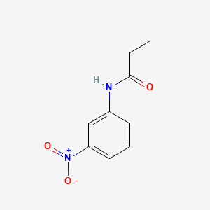 Chemical structure of N-(3-Nitrophenyl)propionamide