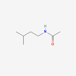 Chemical structure of N-(3-Methylbutyl)acetamide