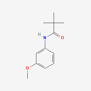 Chemical structure of N-(3-Methoxyphenyl)pivalamide