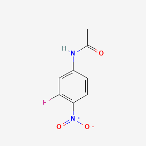 Chemical structure of N-(3-fluoro-4-nitrophenyl)acetamide