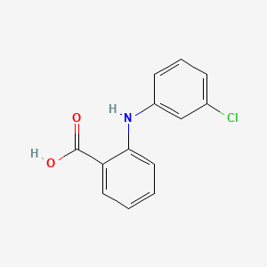 Chemical structure of N-(3-Chlorophenyl)anthranilic Acid