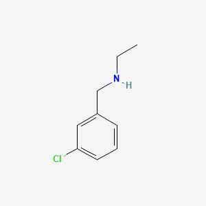 Chemical structure of N-(3-Chlorobenzyl)ethanamine