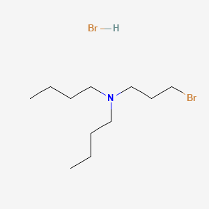 Chemical structure of N-(3-Bromopropyl)-N-butylbutan-1-amine hydrobromide