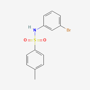 Chemical structure of N-(3-Bromophenyl)-4-methylbenzenesulfonamide