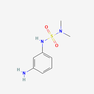 Chemical structure of N'-(3-Aminophenyl)-N,N-dimethylsulfamide