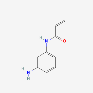 Chemical structure of N-(3-Aminophenyl)acrylamide