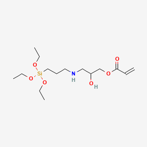 Chemical structure of N-(3-ACRYLOXY-2-HYDROXYPROPYL)-3-AMINOPROPYLTRIETHOXYSILANE