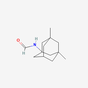 Chemical structure of N-(3,5-Dimethyladamantan-1-yl)formamide