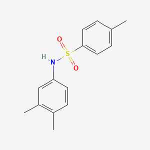 Chemical structure of N-(3,4-dimethylphenyl)-4-methylbenzenesulfonamide