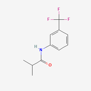Chemical structure of 3-Trifluoromethylisobutyranilide