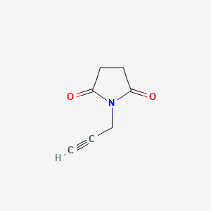 Chemical structure of N-(2-Propynyl)succinimide