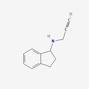 Chemical structure of Racemic rasagiline