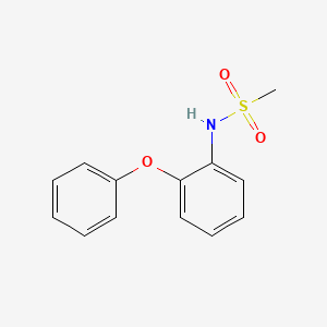 Chemical structure of N-(2-Phenoxyphenyl)methanesulfonamide