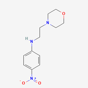 Chemical structure of N-(2-Morpholinoethyl)-4-nitroaniline