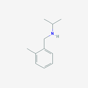 Chemical structure of N-(2-Methylbenzyl)propan-2-amine hydrochloride