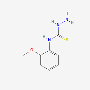 Chemical structure of 3-Amino-1-(2-methoxyphenyl)thiourea