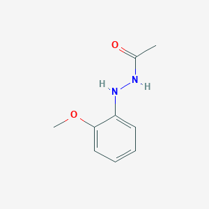 Chemical structure of N'-(2-Methoxyphenyl)acetohydrazide