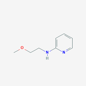 Chemical structure of N-(2-methoxyethyl)pyridin-2-amine