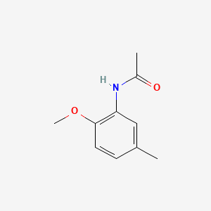 Chemical structure of N-(2-Methoxy-5-methylphenyl)-acetamide