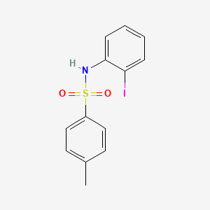 Chemical structure of N-(2-Iodophenyl)-4-methylbenzenesulfonamide