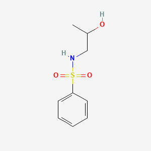 Chemical structure of N-(2-Hydroxypropyl)benzenesulfonamide