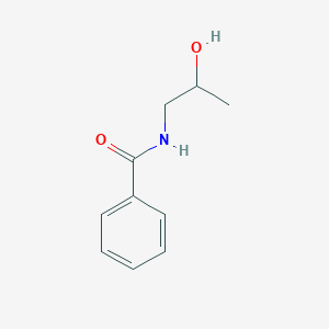 Chemical structure of N-(2-Hydroxypropyl)benzamide