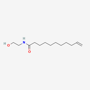Chemical structure of Undecylenic acid monoethanolamide