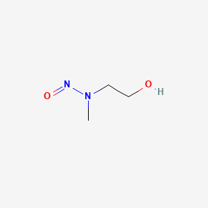 Chemical structure of 2-(Methylnitrosoamino)ethanol