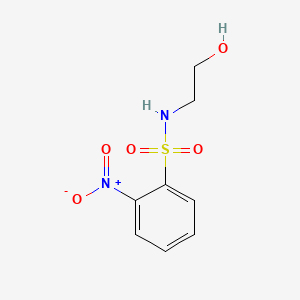 Chemical structure of N-(2-Hydroxyethyl)-2-nitrobenzenesulfonamide