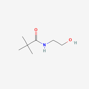 Chemical structure of N-(2-Hydroxyethyl)-2,2-dimethylpropanamide