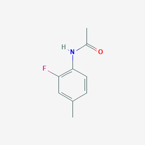 Chemical structure of N-(2-Fluoro-4-methylphenyl)acetamide
