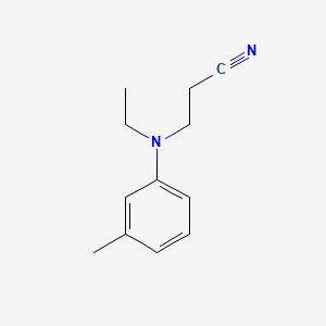 Chemical structure of N-(2-Cyanoethyl)-N-ethyl-m-toluidine